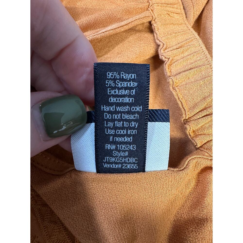 Daytrip Y2K Orange Tank Top Embellished S Rayon Super Soft - Picture 8 of 8